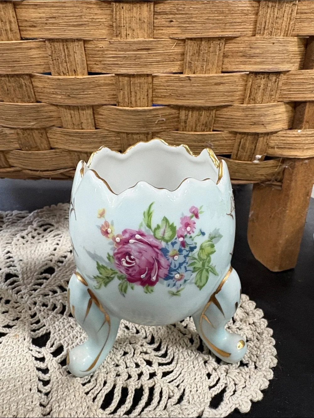 Vintage Egg Cup Vases